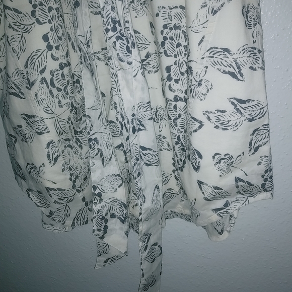 Banana Republic 4 Batik Sleeveless Cotton Button Down Front Collared Shirt Dress - Picture 2 of 9